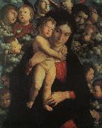 Andrea Mantegna Madonna and Child with Cherubs oil